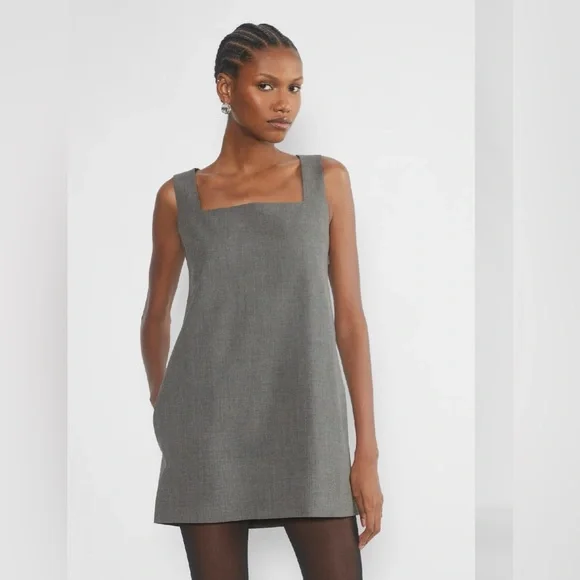 Babaton Gray Mini Dress - Picture 2 of 6